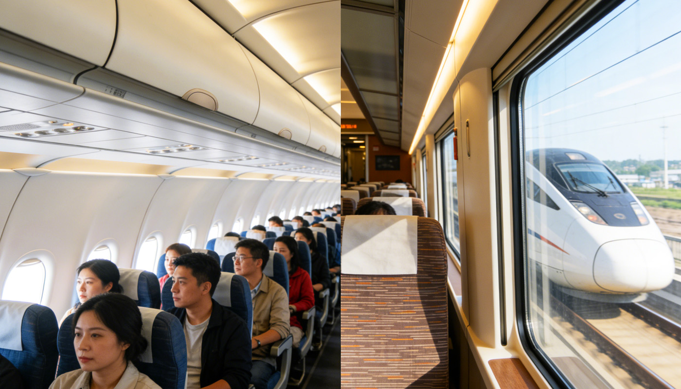 飞机VS火车对比图3