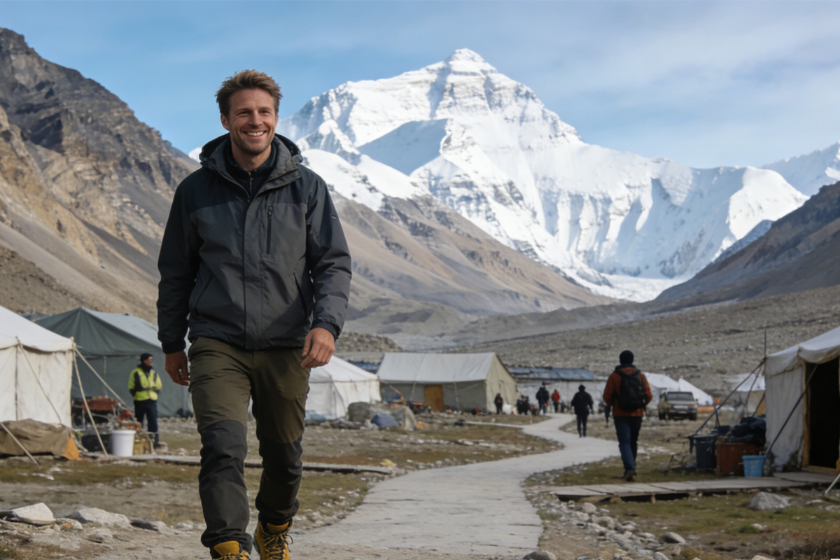 珠峰大本营外国人