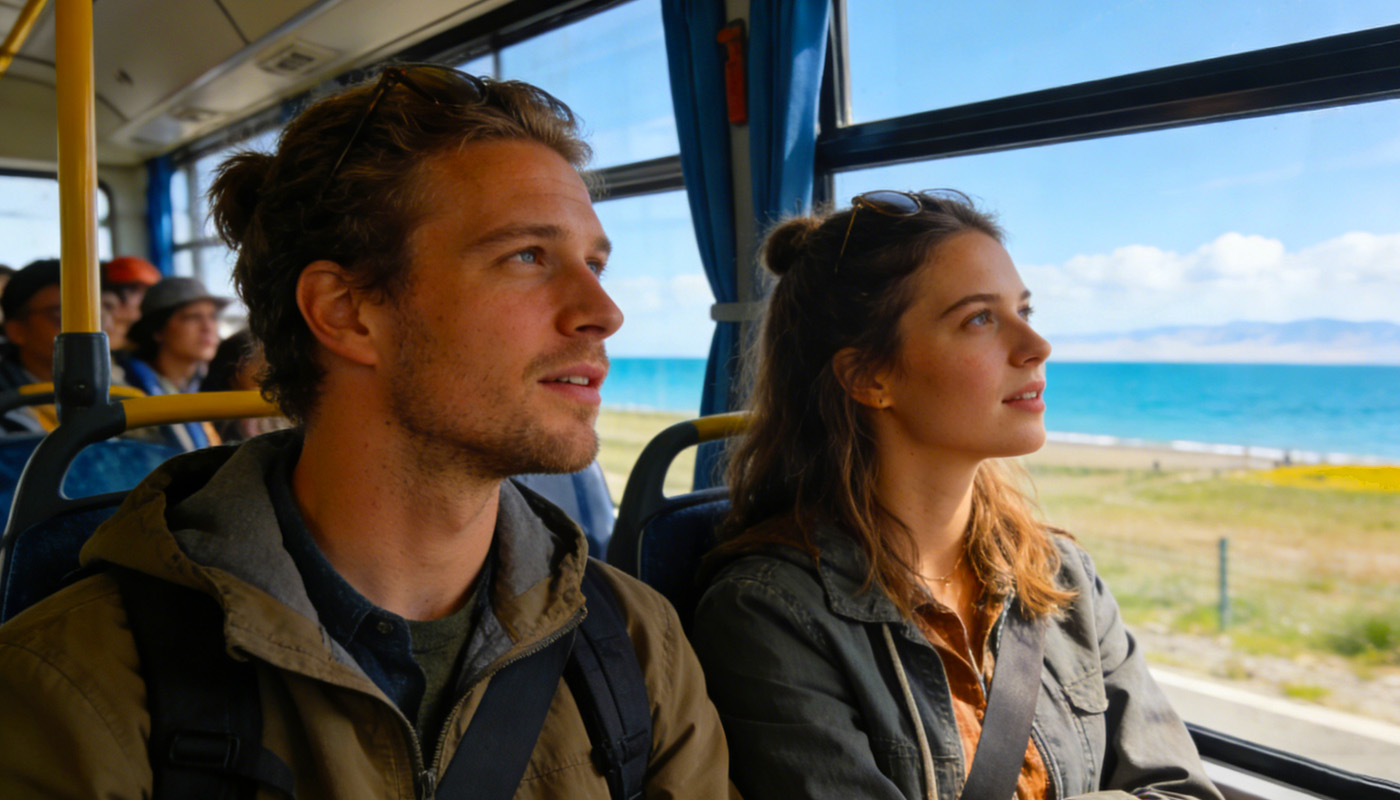 外国人座公共交通